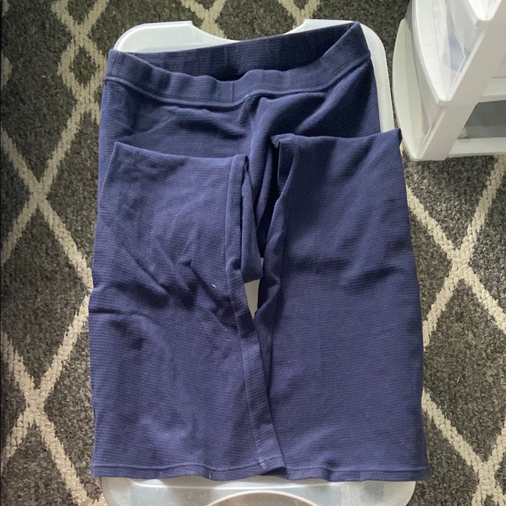 Aerie Blue Cargo Pencil Skirt Athletic Knee-Length